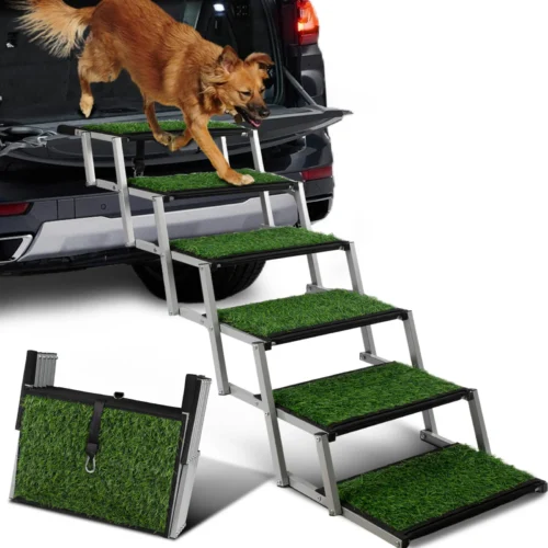 Extra Wide Dog Stairs